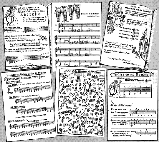 SAMPLE PAGES: Yellow Book 3F: The Kingdom of Stringdom (A Sight-reading Game)